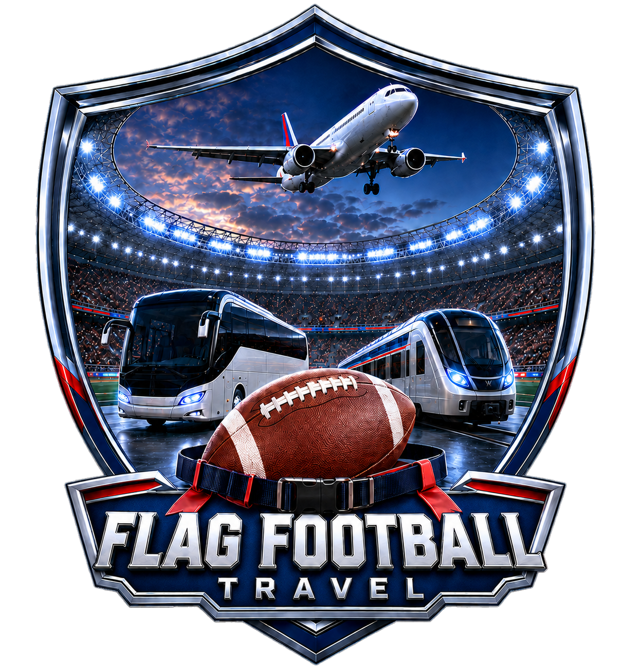 Flag football players traveling internationally